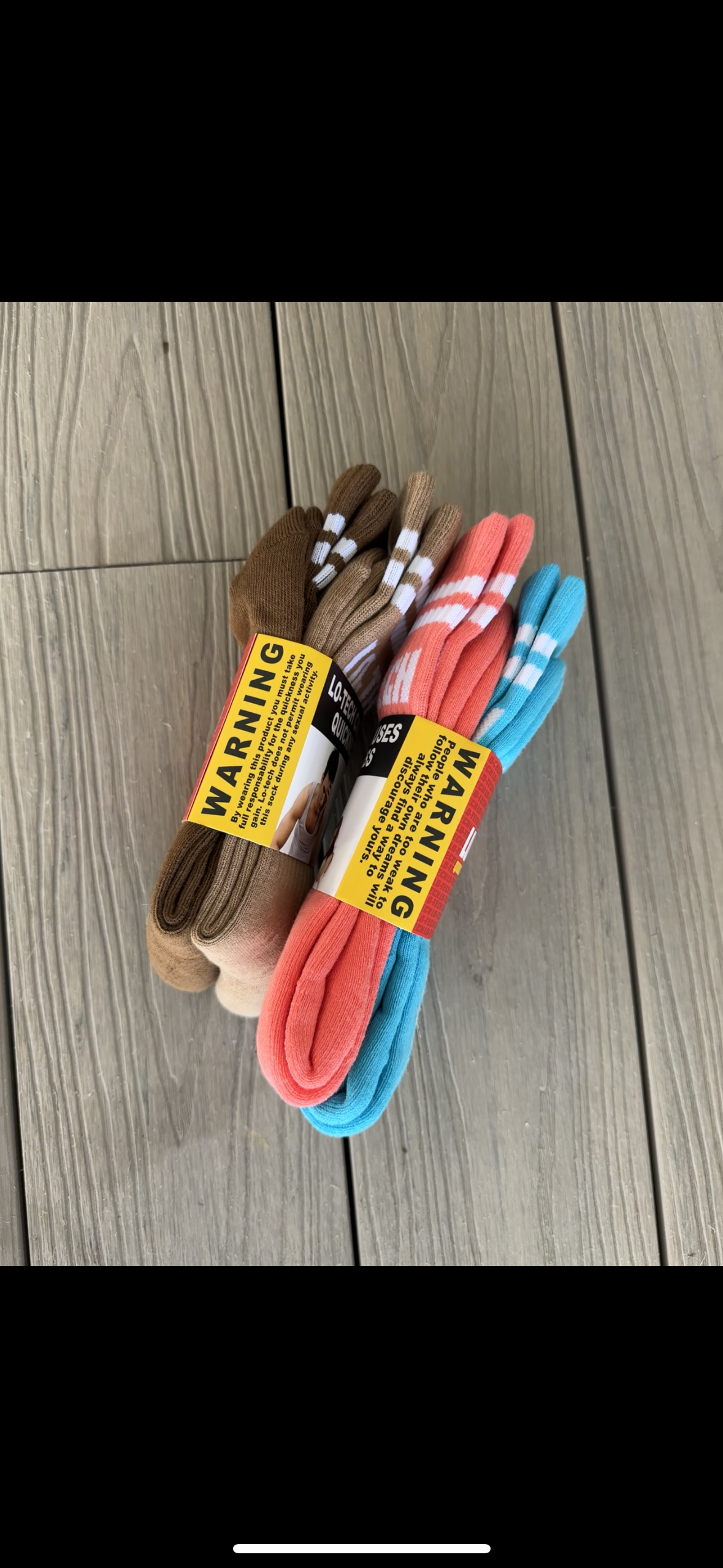 LO TECH RING SOCKS (COTTON CANDY)