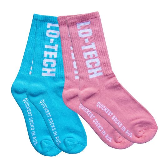 LO-TECH COTTON CANDY SOCKS