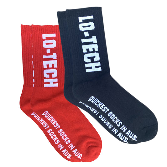 THE ORIGINAL SOCK (RED & BLACK PAIRS)