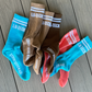 LO TECH RING SOCKS (BASIC B*TCH BROWNS)