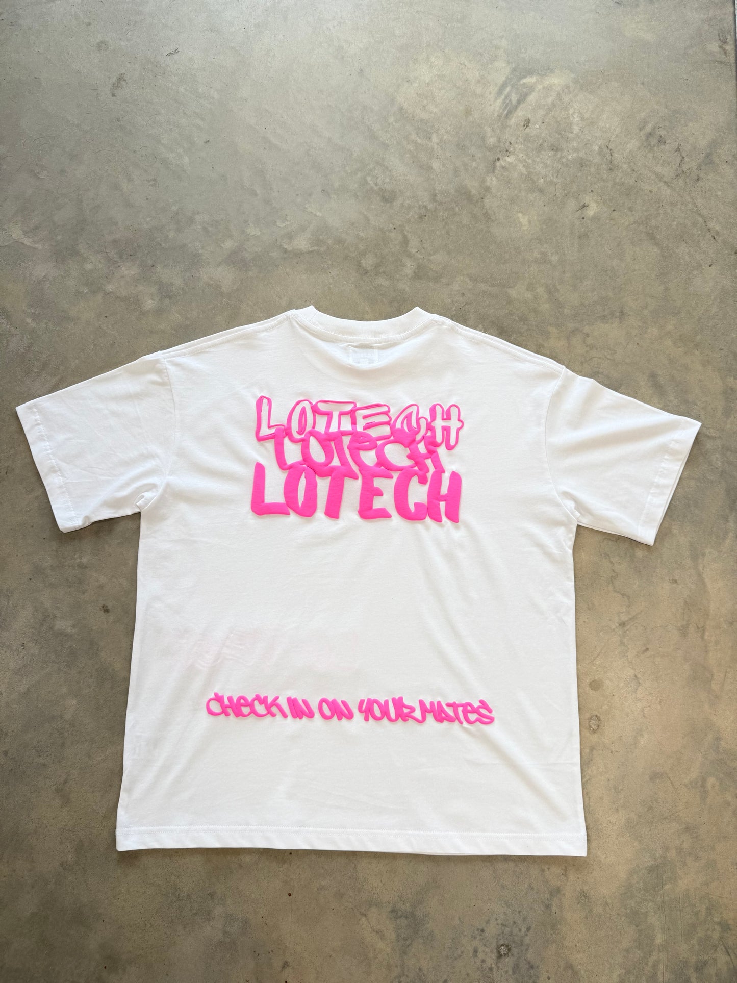LO-TECH "CHECK IN ON YOUR MATES TEEE"