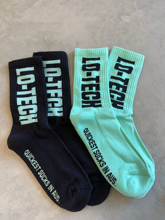 LO-TECH OG LOGO (Turquoise and black)