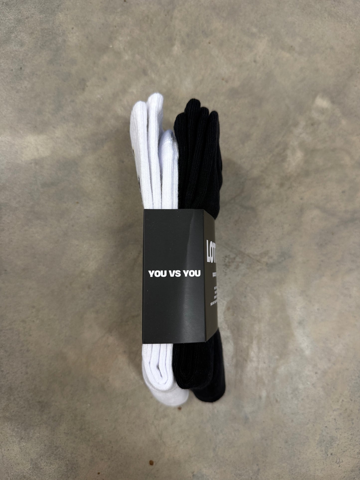 LEOPARD SOCKS  (Black/white) Two pack