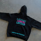 LO-TECH "CHECK IN ON YOUR MATES" HOODY (NEON BLUE/PINK) PRE ORDER