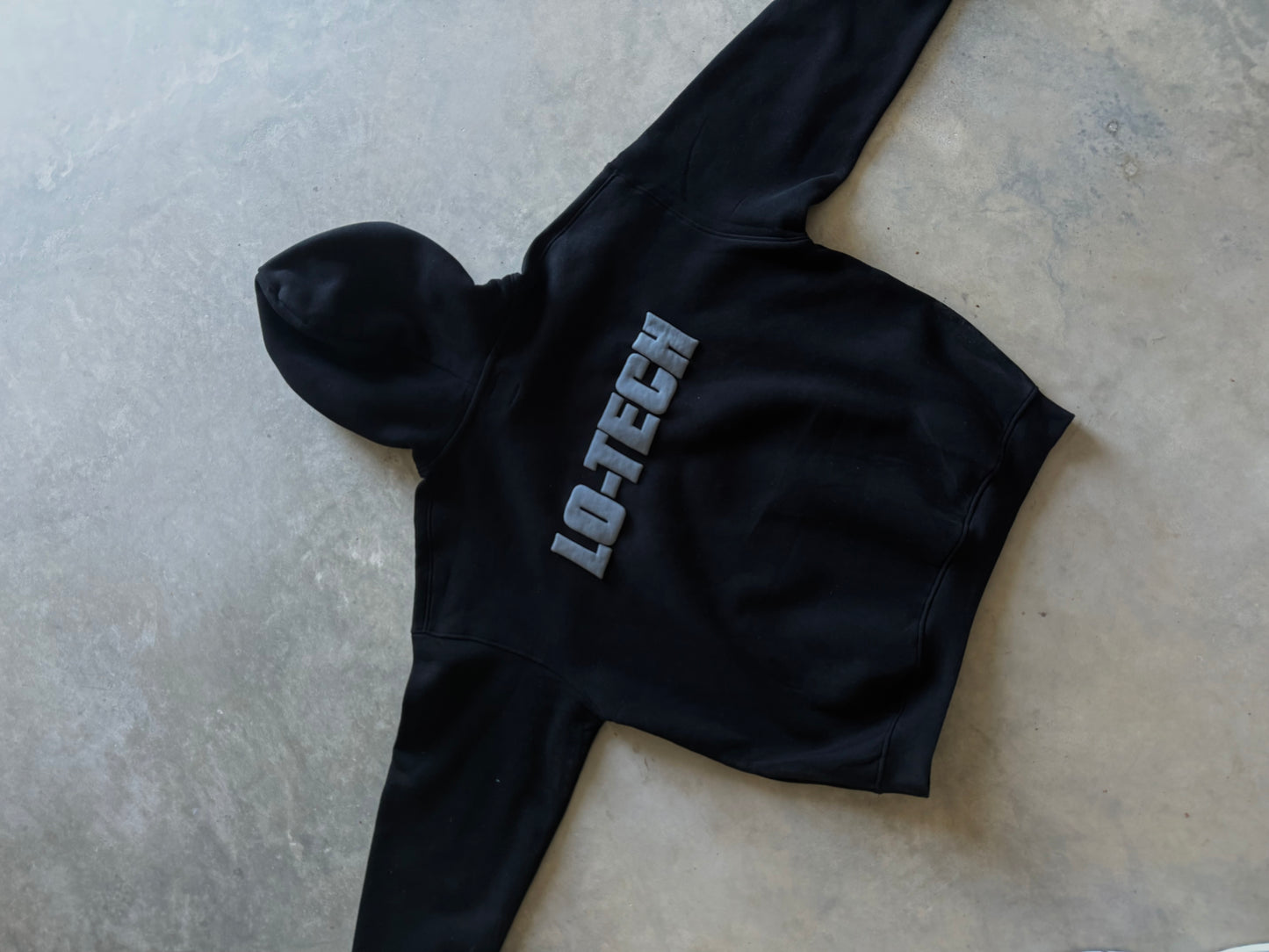 LO-TECH BATMAN HOODY (BLACK/GREY)