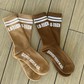 LO TECH RING SOCKS (BASIC B*TCH BROWNS)