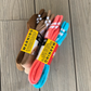 LO TECH RING SOCKS (BASIC B*TCH BROWNS)