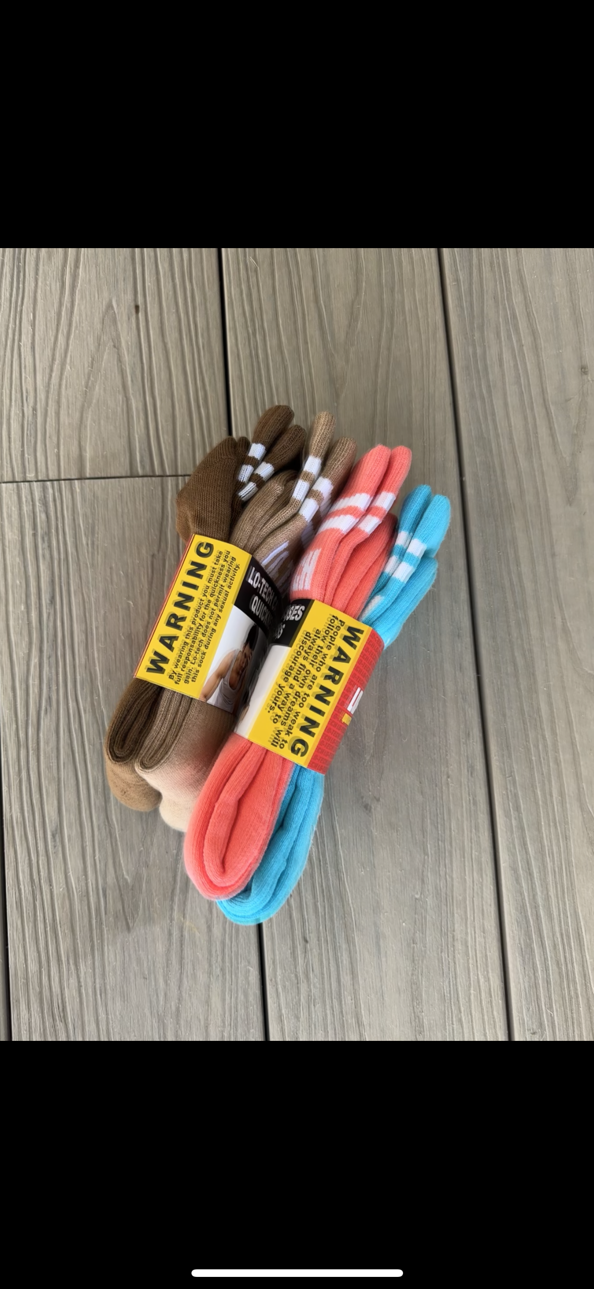 LO TECH RING SOCKS (BASIC B*TCH BROWNS)