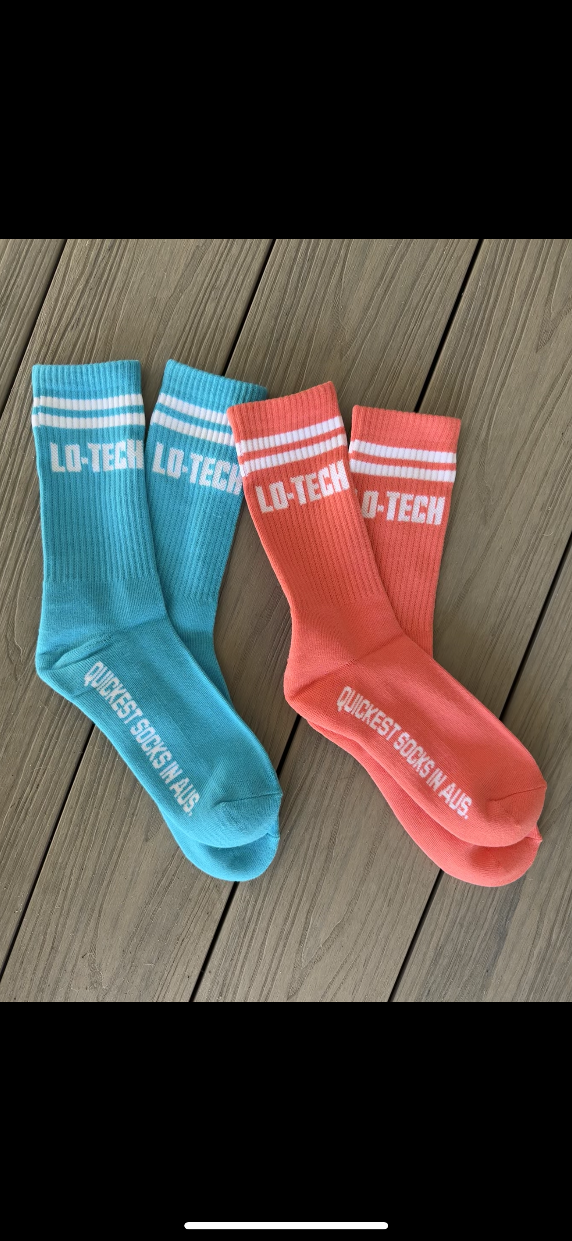 LO TECH RING SOCKS (COTTON CANDY)