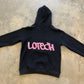 OG COZY SZN HOOD BLACK (Pink Logo)
