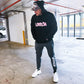 OG COZY SZN HOOD BLACK (Pink Logo)