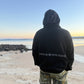 OG Cozy SZN Hoody check in on your mates (Black on black/grey)