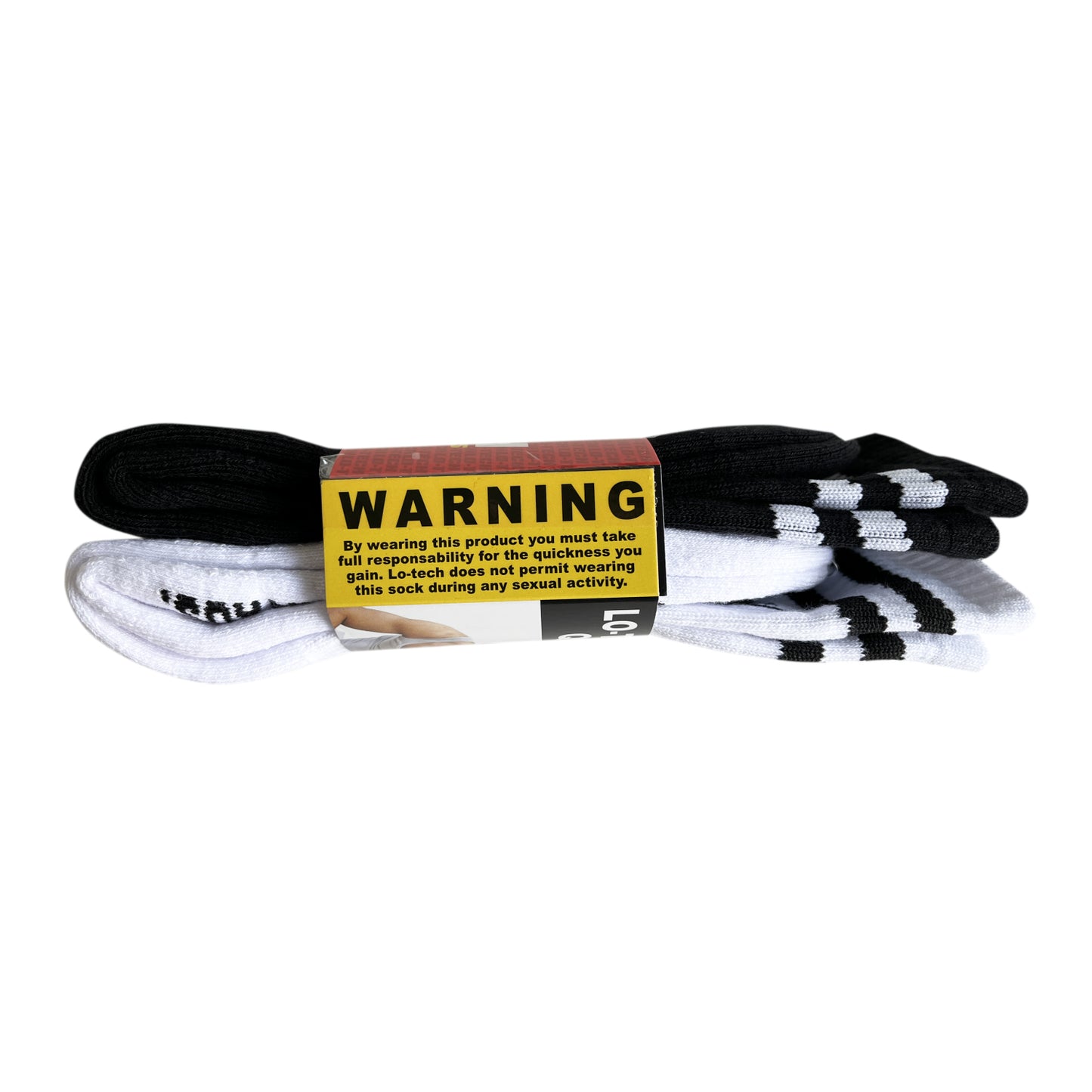 LO-TECH RING SOCKS (BLACK AND WHITE)