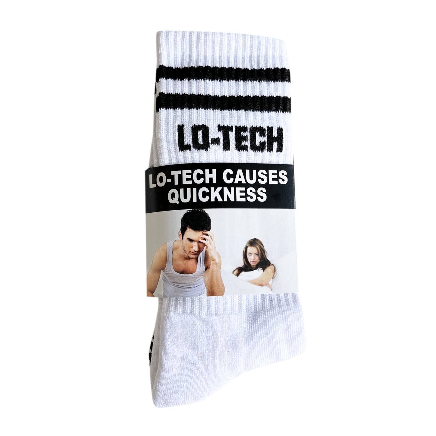 LO-TECH RING SOCKS (BLACK AND WHITE)